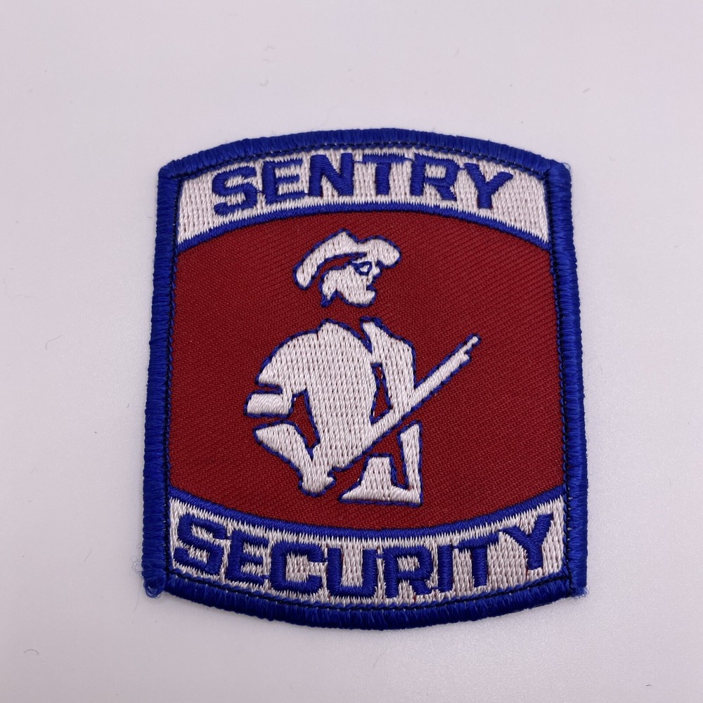 Sentry Security, Security Guard,￼Embroidered Patch Crest Emblem