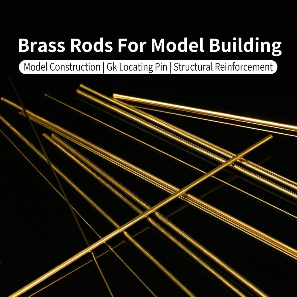 2.0mm Solid Brass Rod Hobby Knife Making Scratch Building Model Craft Tool