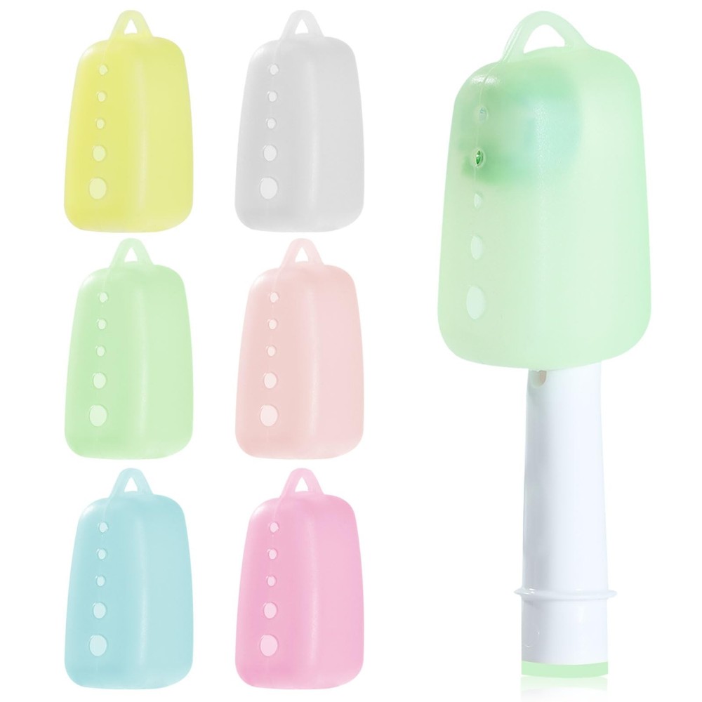 6 Packs Silicone Toothbrush Covers
