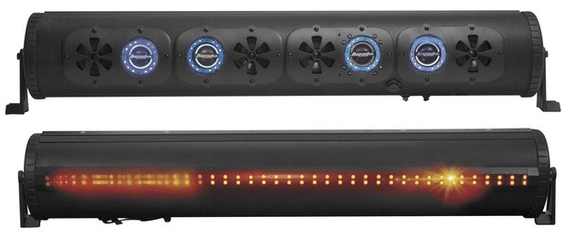 Bazooka Bluetooth Party Bar G2 with Single-Sided RGB Illumination 36" Black