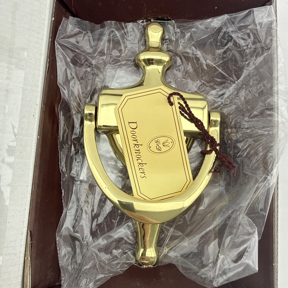 Solid Brass Spanish Door Knocker New Open Box