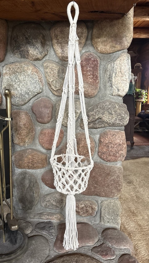 Hanging Macrame Plant Holder 43” Long