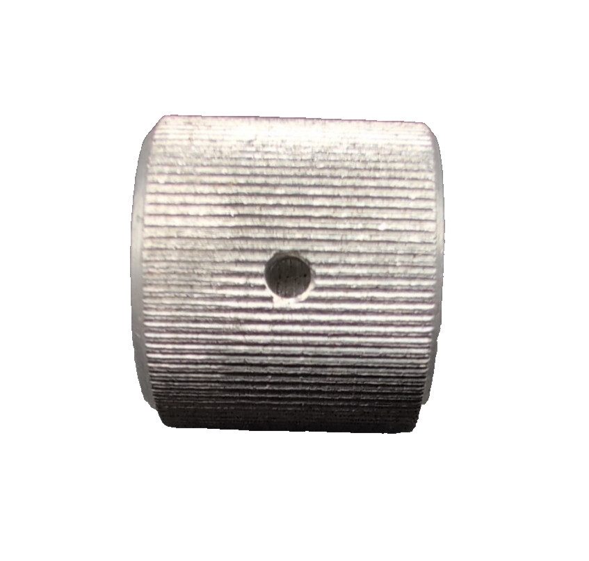 VINTAGE ALUMINUM STEREO CONTROL KNOBS (Qty 4)