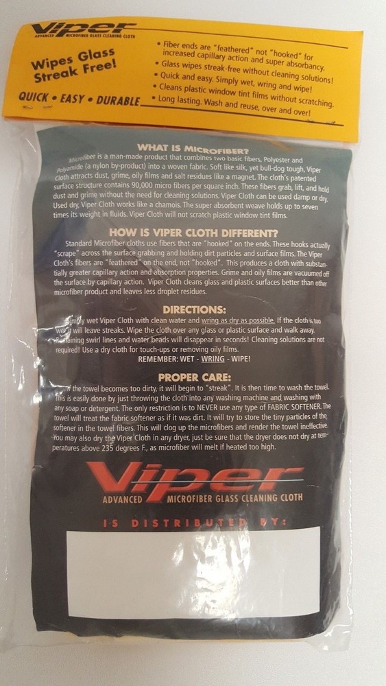 VIPER GLASS 1 IN A PACK