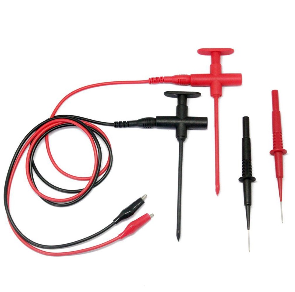 AideTek Test Clip Insulation Piercing Needle Tipped tip Meter probes TP50SETplus