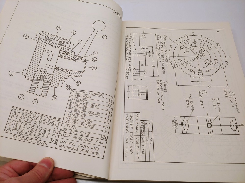 INSTRUCTORS MANUAL for Machine Tools & Machining Practices Vol. 1 PB Rich, Kibbe