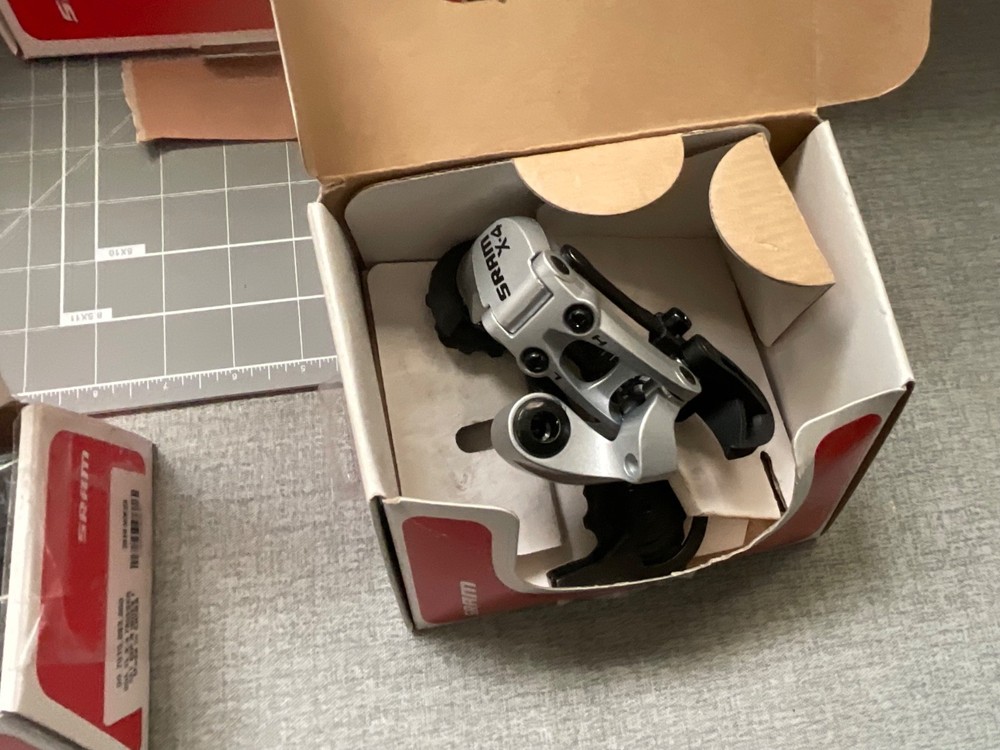 5 items, 3 SRAM X-4 Trigger Shifter Set, dual pull, x5, x7,