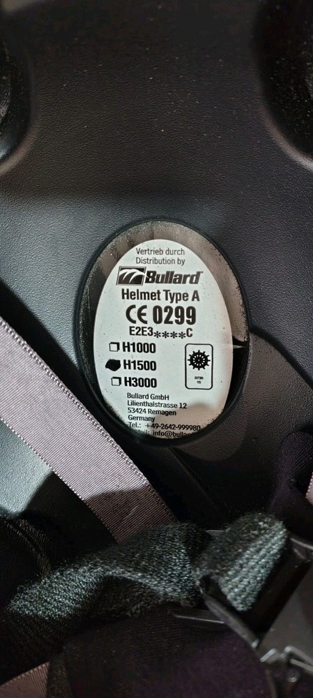 BULLARD H-1500 FIREMAN HELMET (Without Visor )