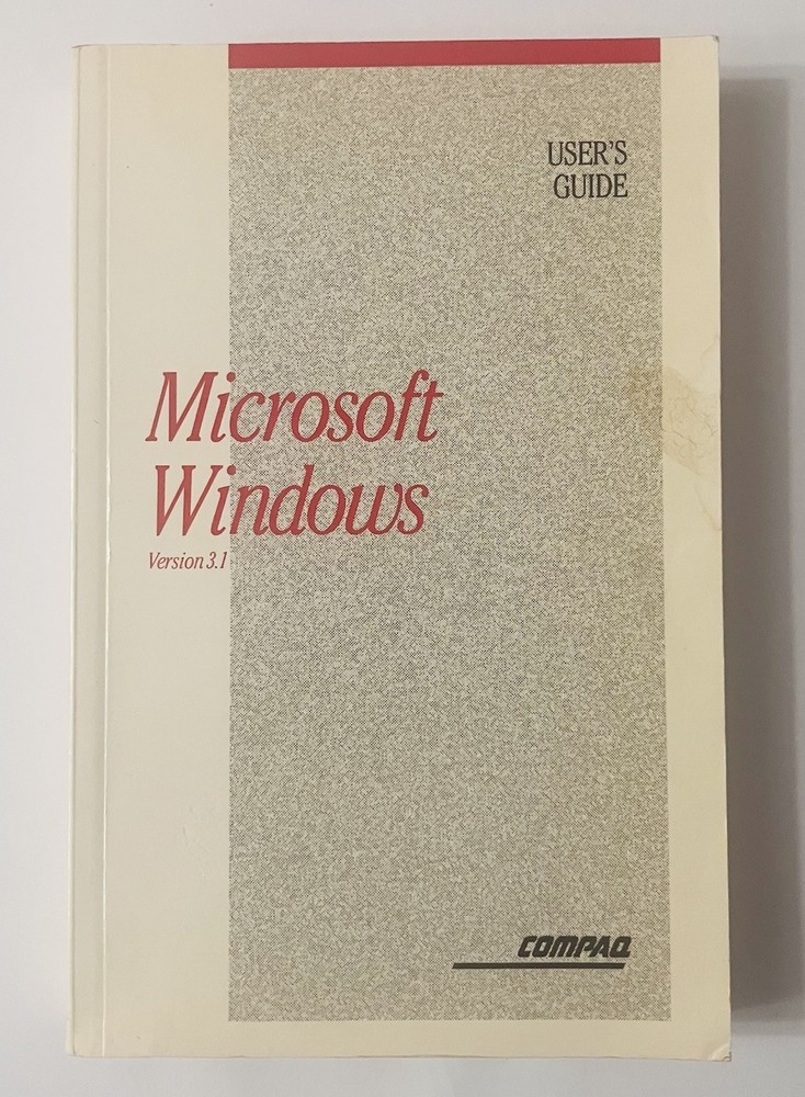 Microsoft Windows 3.1 (1992) Complete 6-Disk Set + User Guide | 3.5” HD Floppies