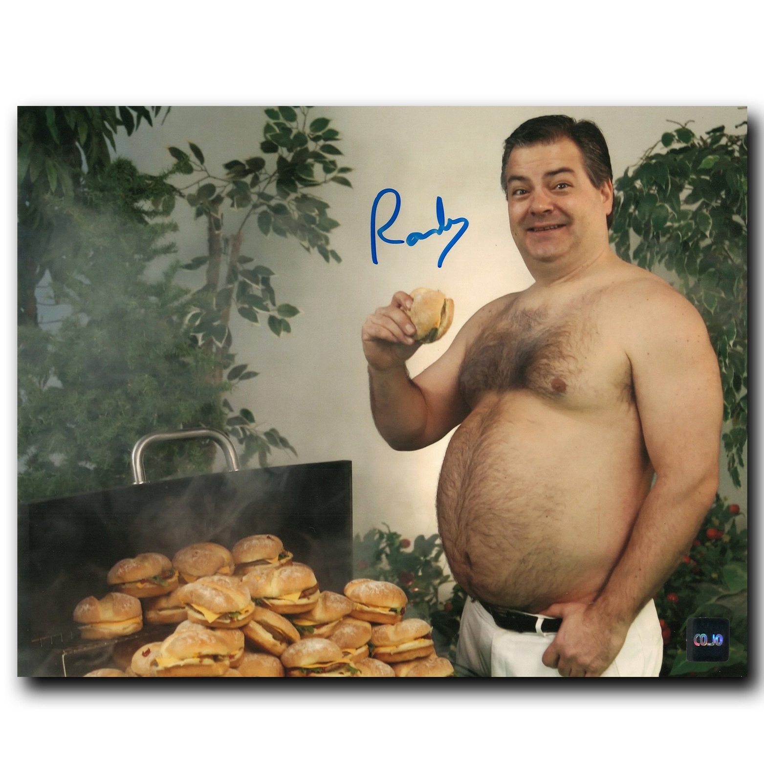 Randy (Patrick Roach) Trailer Park Boys Autographed Cheeseburgers 8x10 Photo