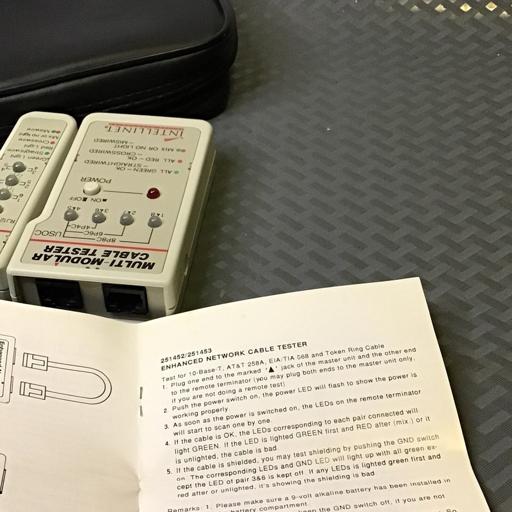 Intellinet Multifunction Cable Tester Multi-Network Terminator