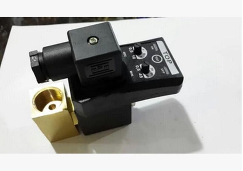 1PC Compressor Auto Drain Timer Valve 110V 1/2"