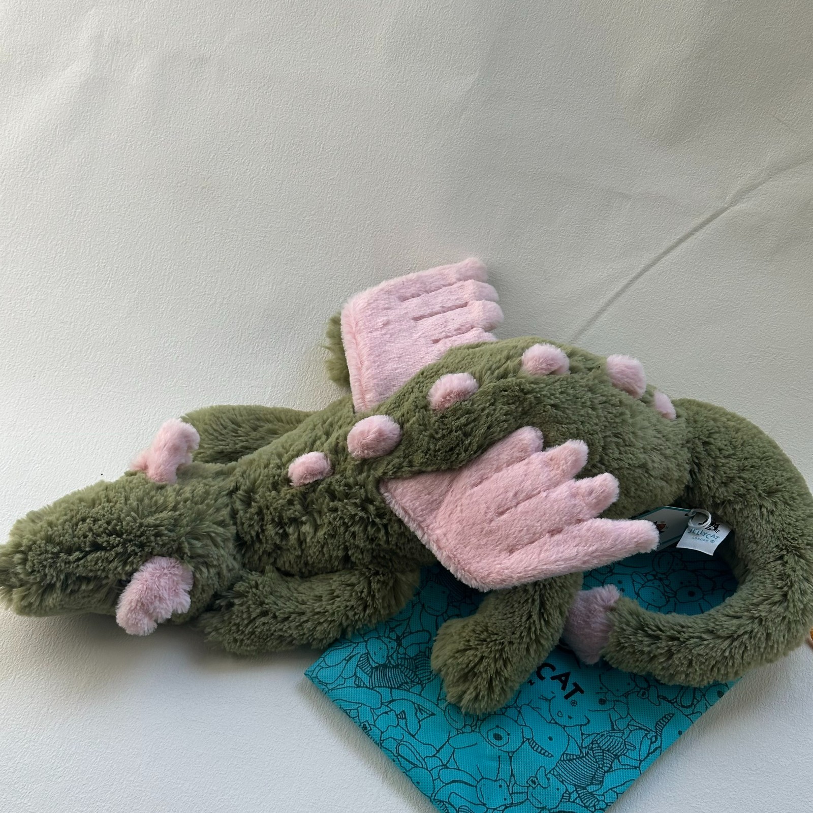 Jellycat Malachy Dragon - RARE - NWT - Stunning Toys Medium Plush Toys