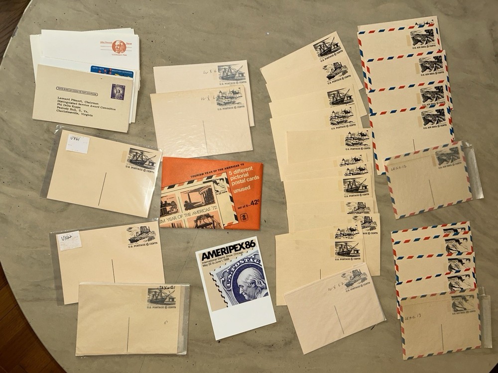 Used And Unused Postcards