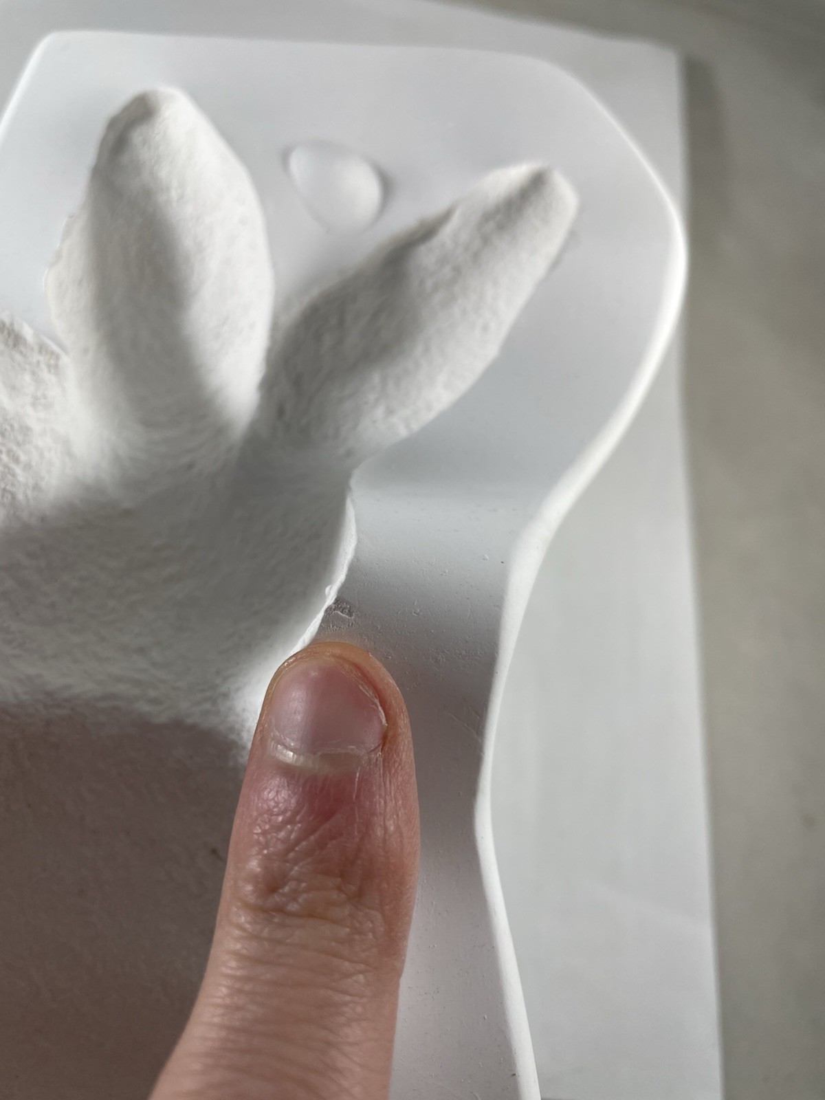 Nowell’s Inc 1996 Ceramic Slip Mold Bunny Rabbit NM-2105