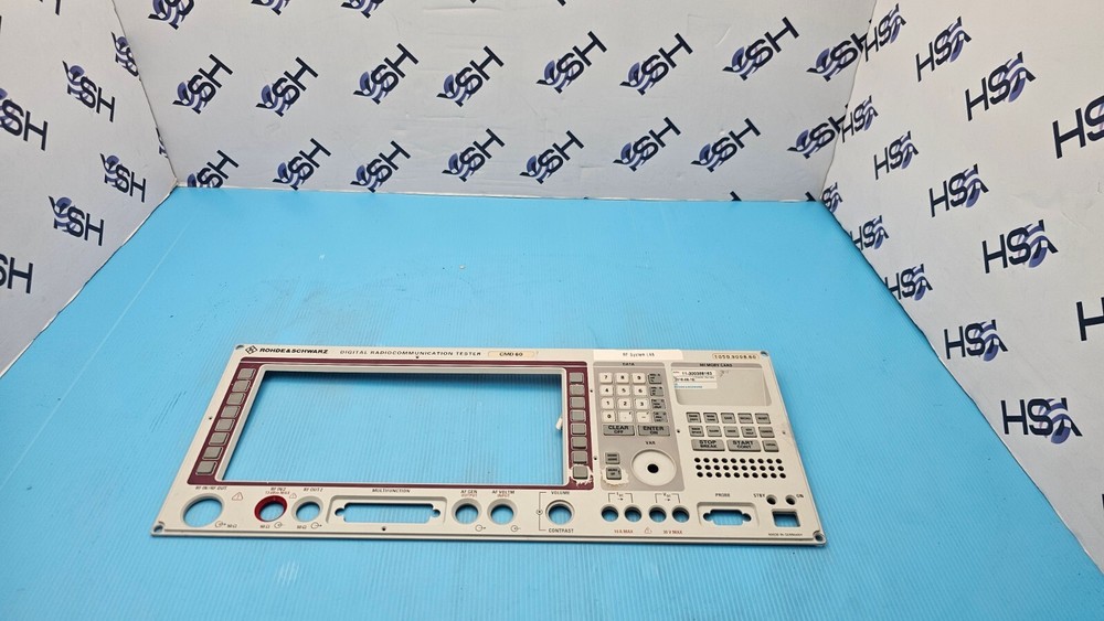 Rohde & Schwarz Front Panel For CMD60 Radio Communications Test Set