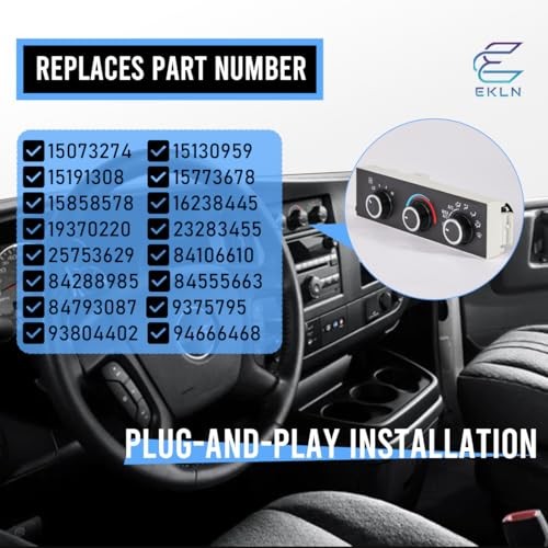 599-217 Heater A/C Control Switch Climate Control Module Fit for 1996-2020