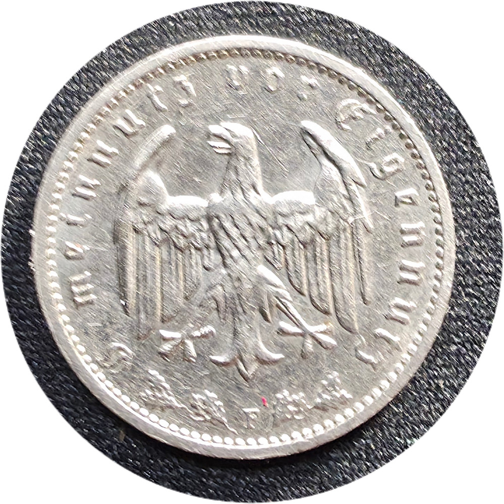 Germany 1 Mark 1937 F