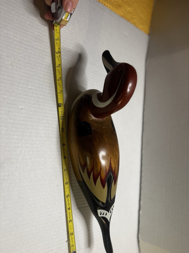 Wood Decoy Duck - Hand Painted -