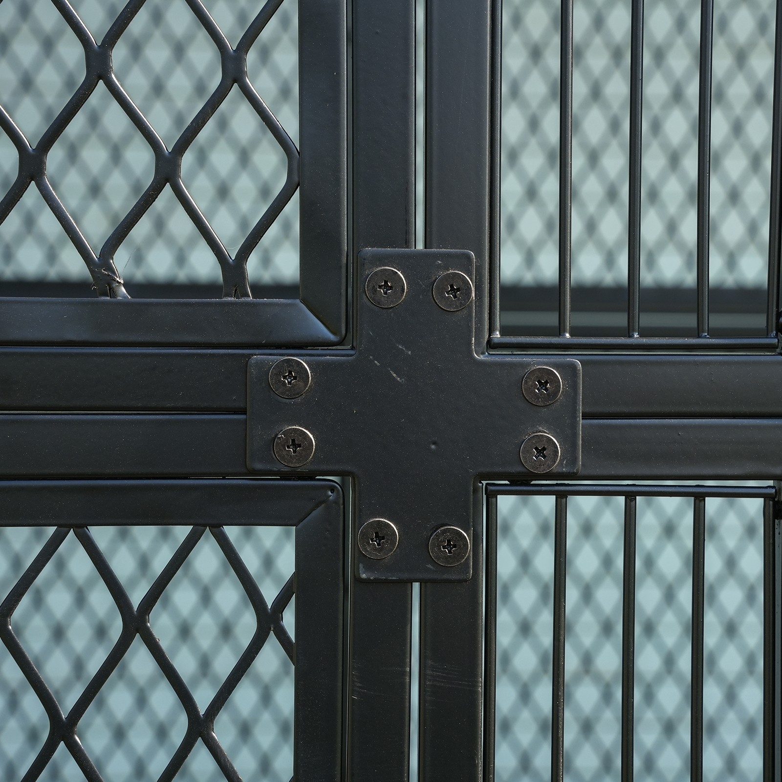 Extra Large Flight Metal Bird Cage Aviary Parrot Macaw Finch Tight Bar Spacing