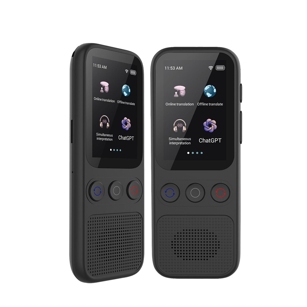 Portable Language Translator Device with 138 Languages Voice Translating .