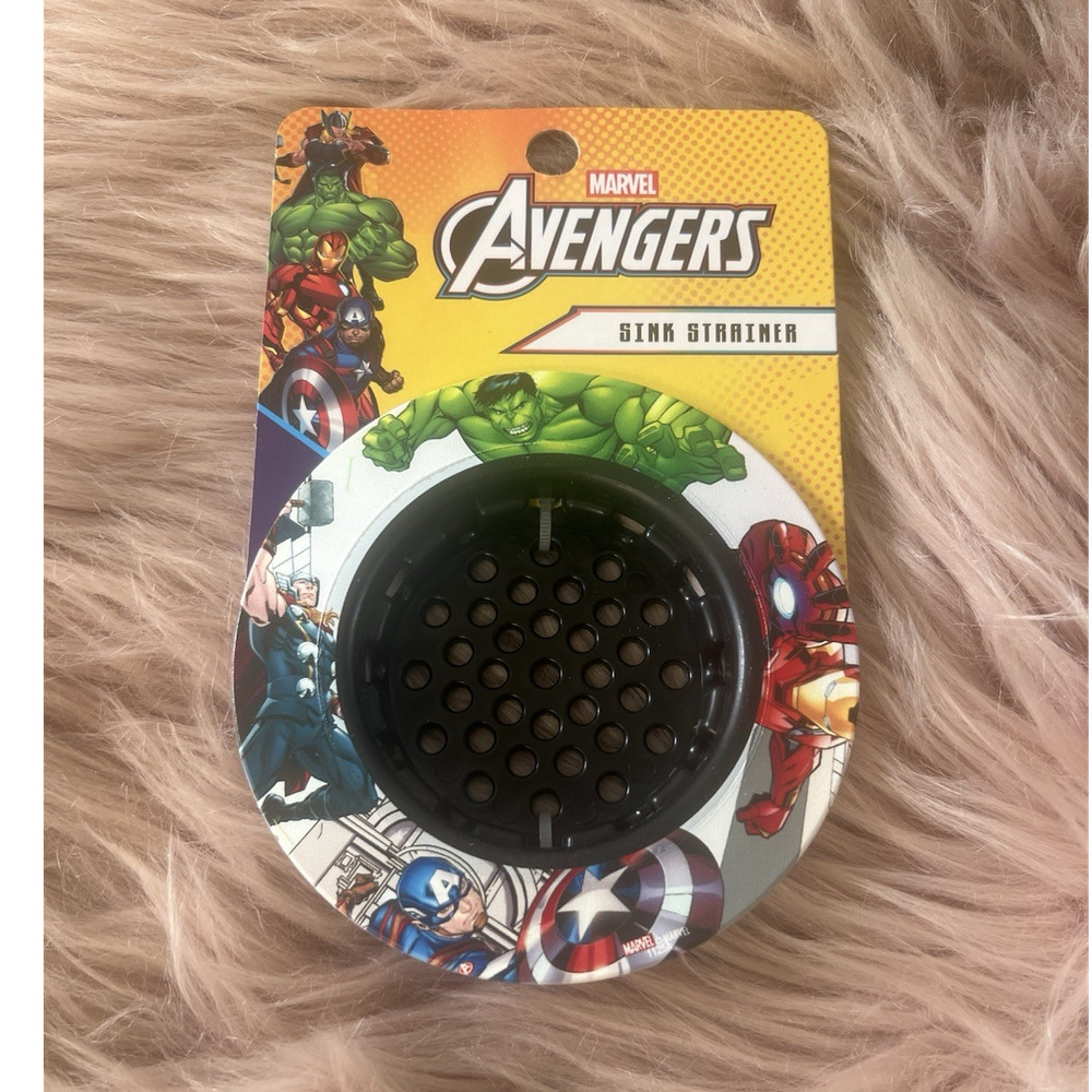 Marvel Black Plastic Sink Strainer Round Kitchen Sink Accessory