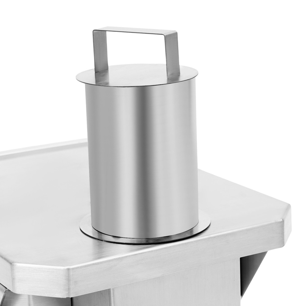 Silver Automatic Dicing Machine Tabletop Automatic Fruit&Vegetable Dicer 110V