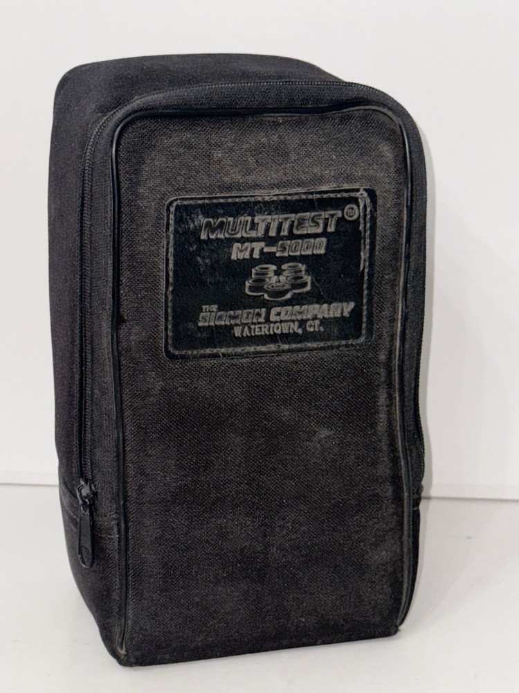 THE SIEMON COMPNAY MULTITEST MT-5000 CABLE TESTER REMOTE TESTER WITH CASE