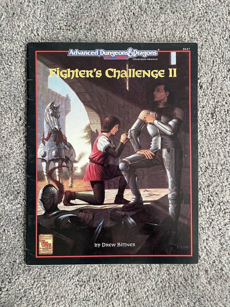 Advanced Dungeons & Dragons 2nd Edition Fighters Challenge 2 Module 1994
