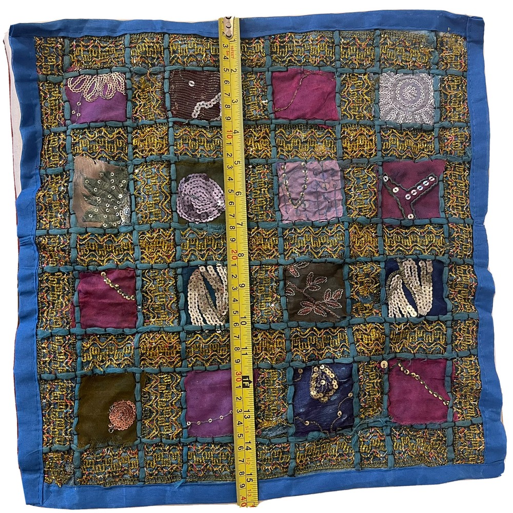 2 Recycled Sari Pillowcases