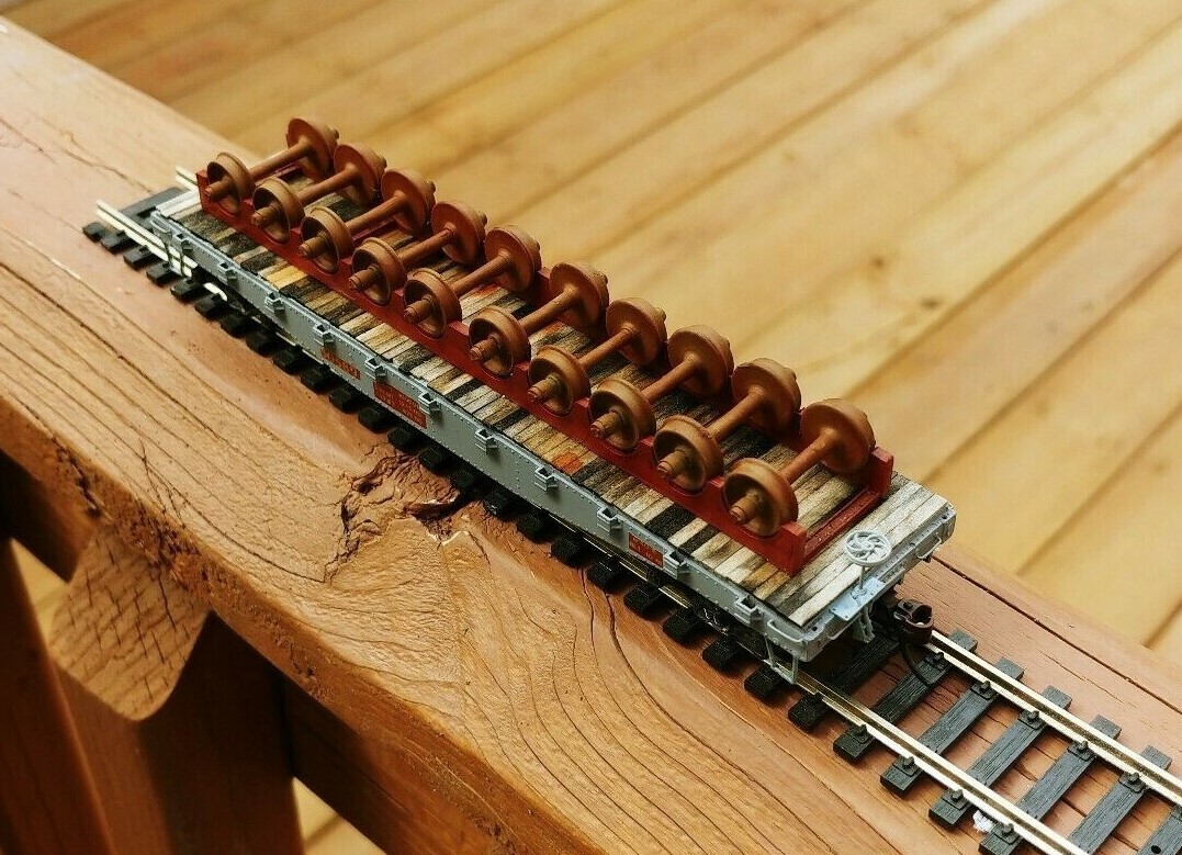 Wheel Car Rack for Flat Car or Gondola - N Scale - 1:160 - RACK ONLY - SEE DESC!