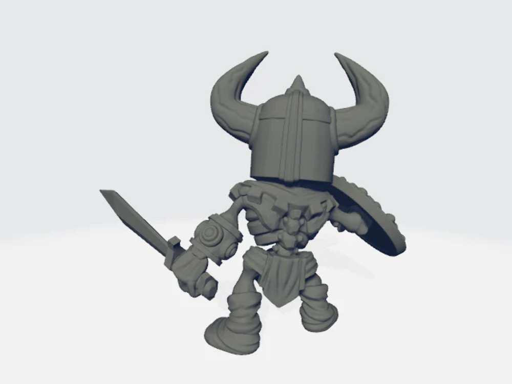 Chibiatures - Skeleton Warrior #4