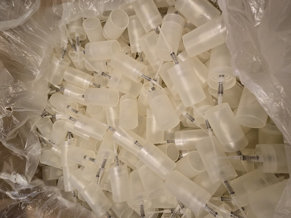 20ml 0.66oz Empty Plastic Bottles Clear / Frosted Atomizer Spray *SNAP FIT*