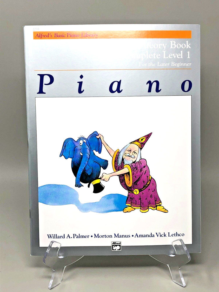 Alfred's Basic Piano Library Theory Book Complete Level 1 - 2000  Edition