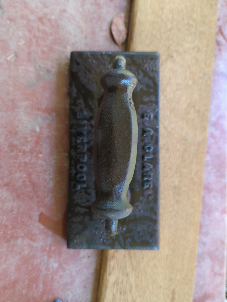 Antique E.A. Clare Billiard Table Felt Iron