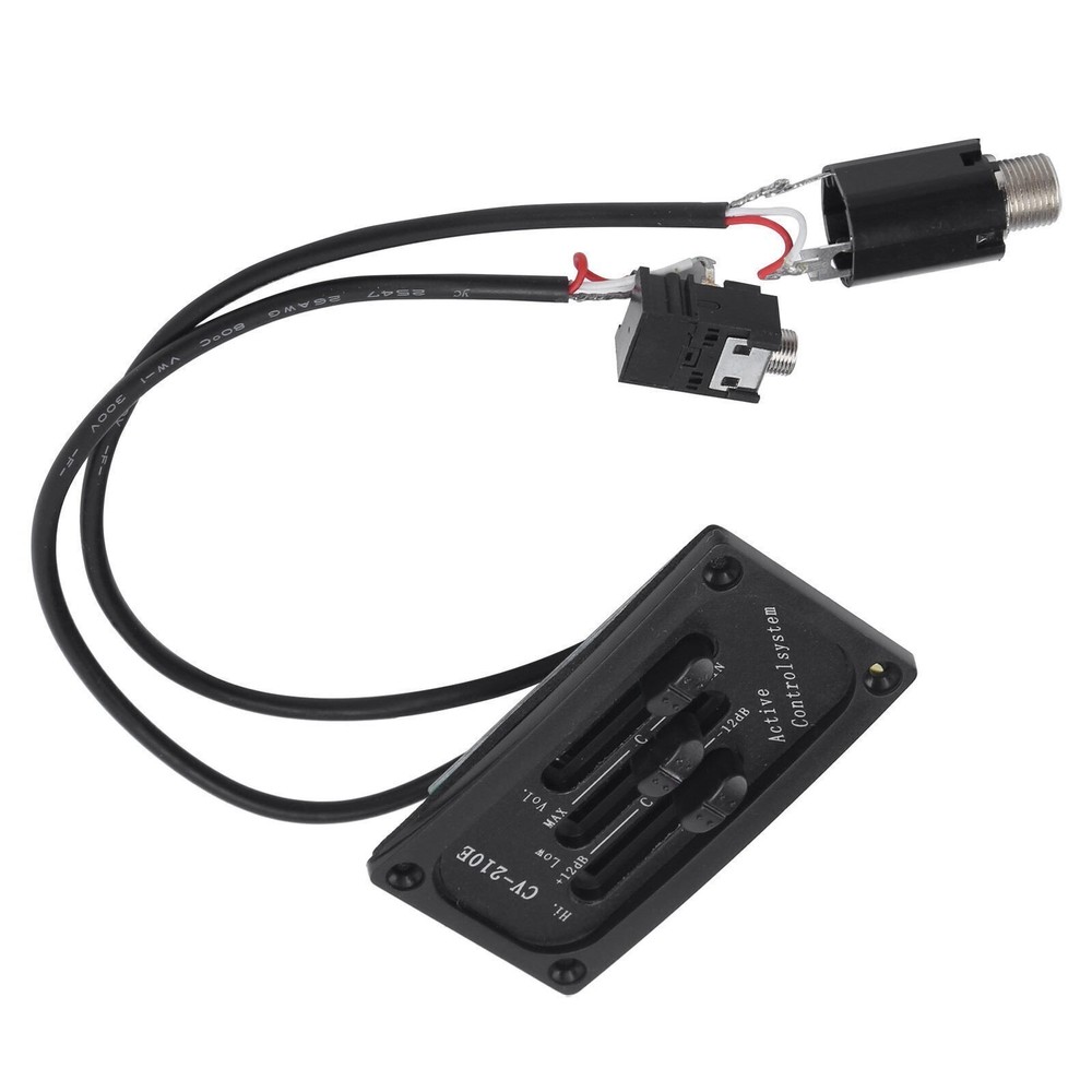 Violin Pickup Adjustable Silent EQ Equalizer Accessory Set Kit for Electric