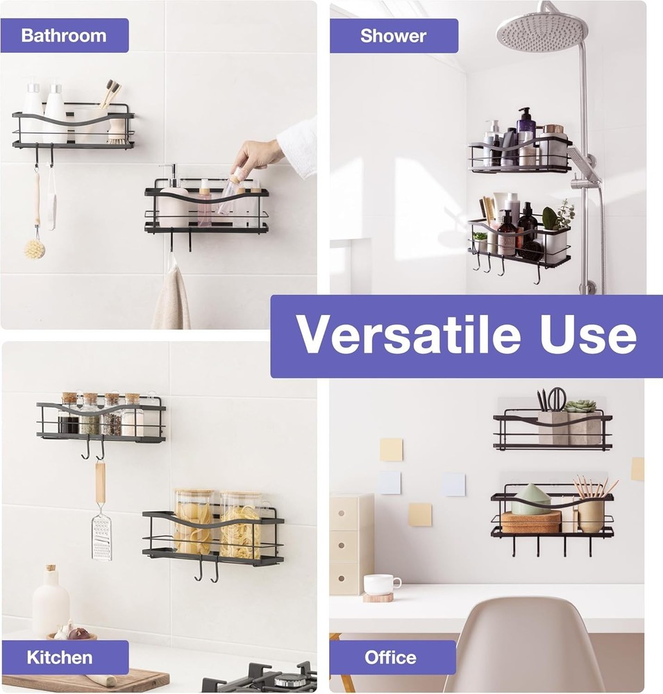 Easy Install Shower Shelf, Rustproof Stainless Steel