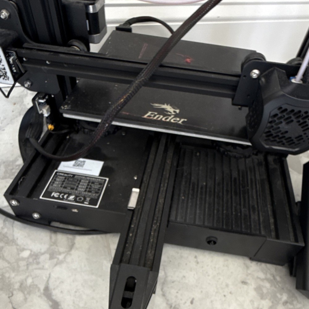 Ender 3D Printer Black with Control Box, Cables, High Precision, Easy Setup