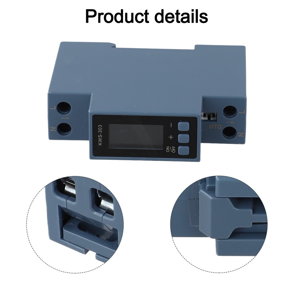 DIN Rail Compatible KWS303 Multifunctional Power Meter for Efficient Use