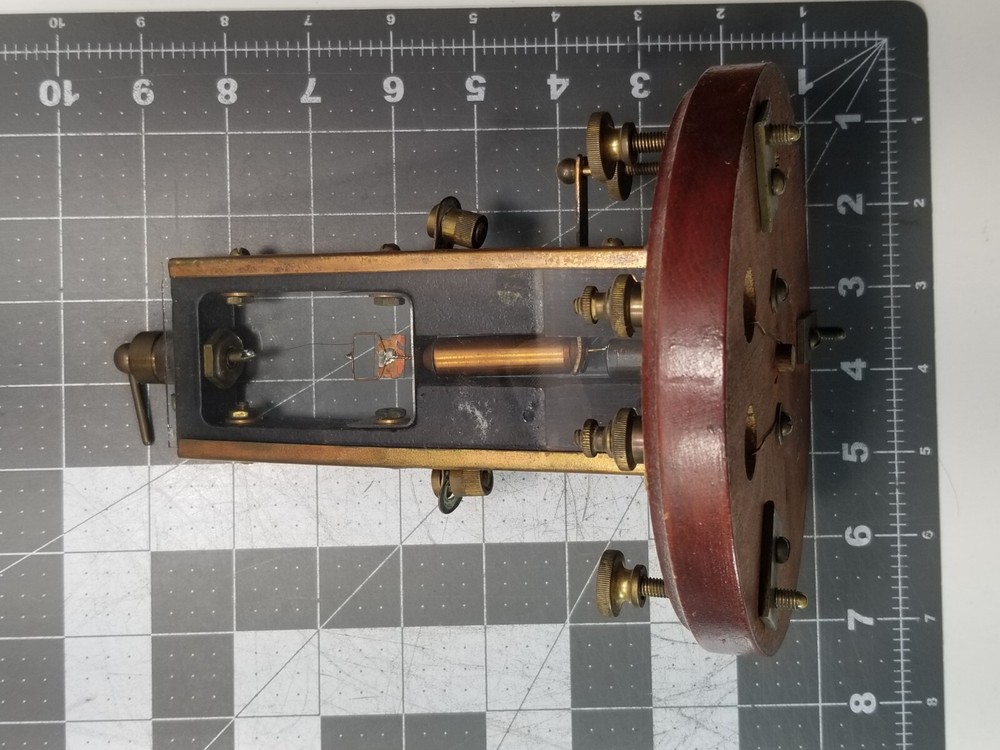 Antique Measuring Instrument L.E. Knott Apparatus Co. Galvanometer