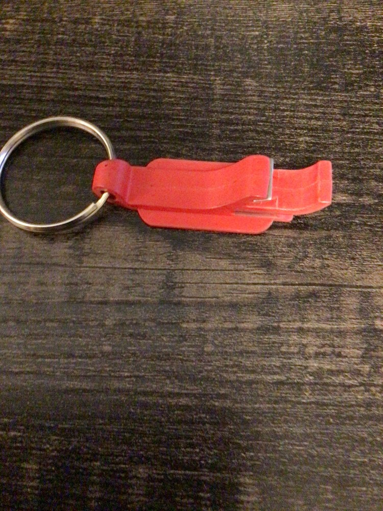 Imported Elephant Red Key Chain Bottle Opener