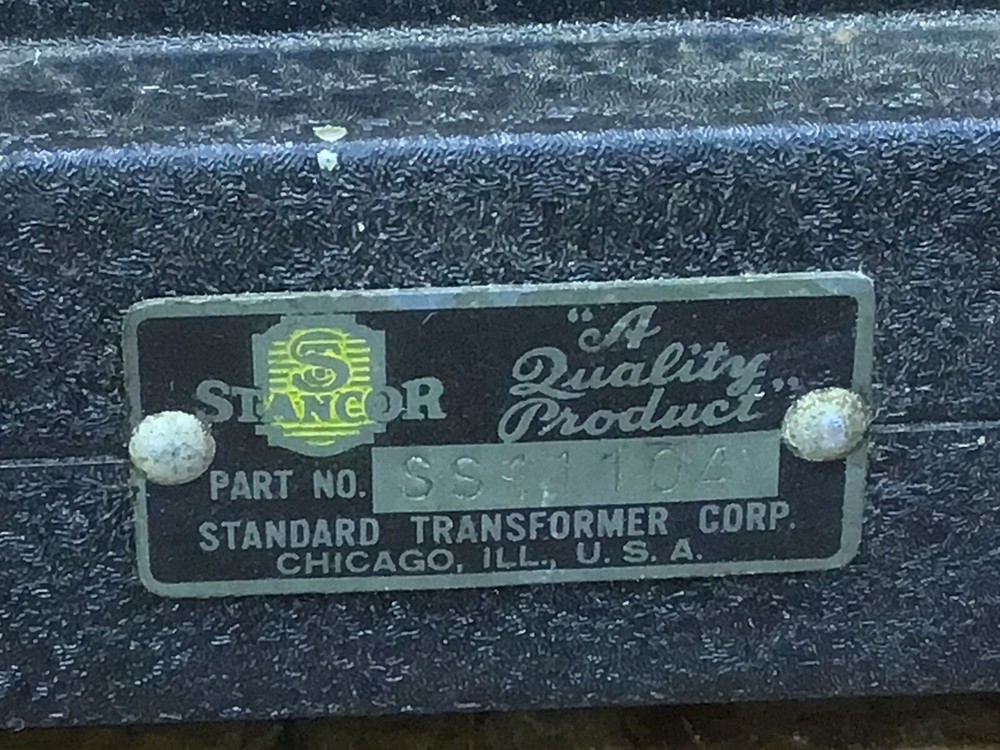 Stancor Model SS11104 Transformer