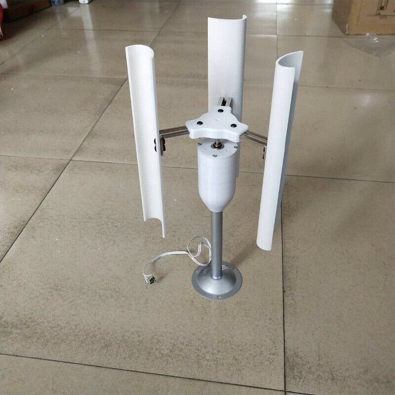 12V Vertical Axis Wind Turbine Generator Model for Education and Experiments