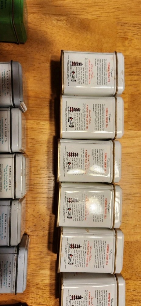 John Wagner & Sons Vintage Tea Cans