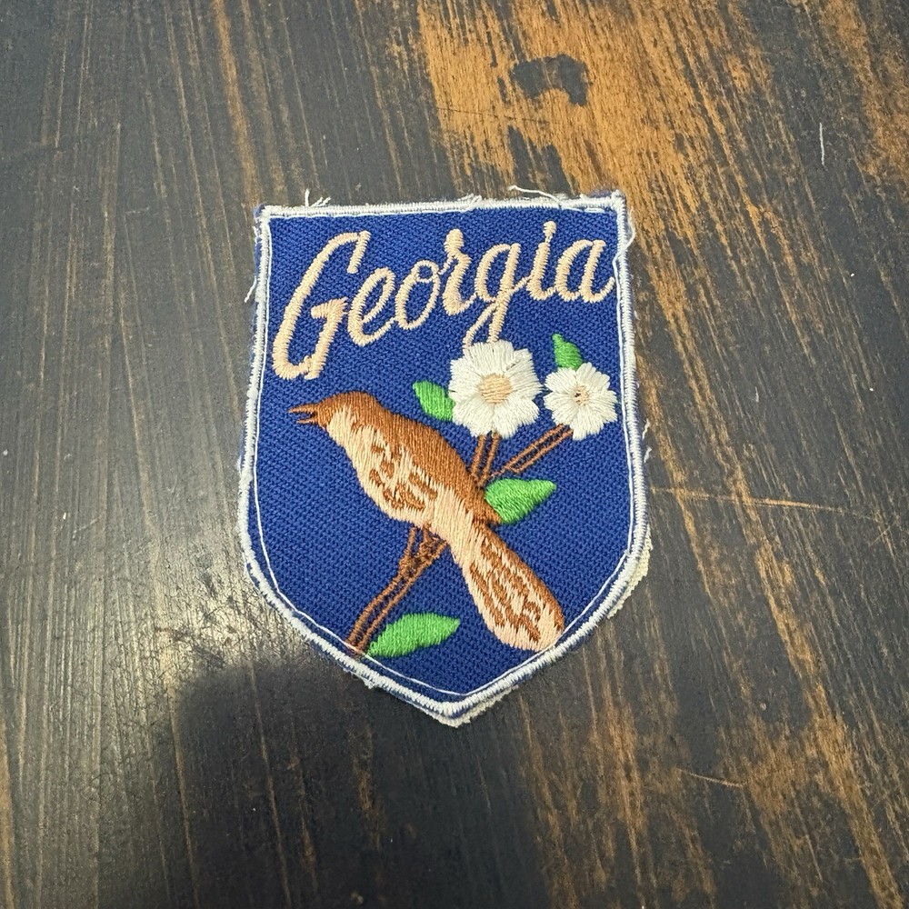 Georgia Patch State Bird And Flower