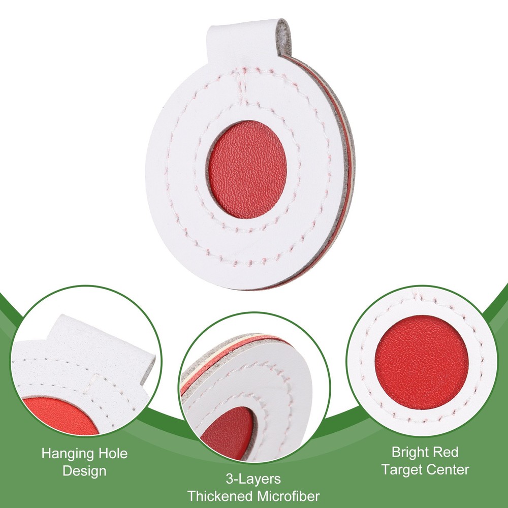 14Pcs Microfiber Bullseye Targets for Shooting Practice 5cm