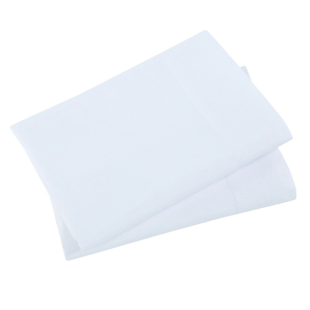 Basic Value Microfiber Pillowcase, White, Standard, 1 Piece