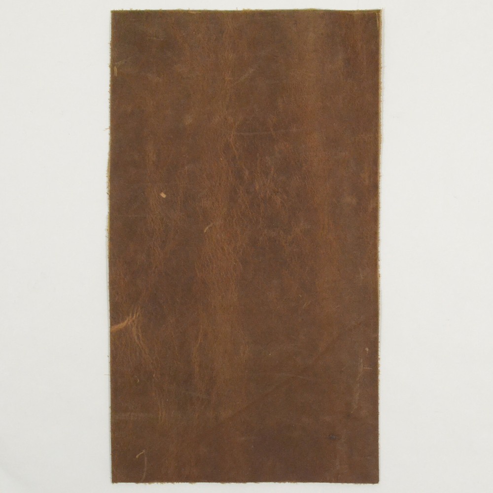 LeatherBarn Woodsman Oil Tan Pullup, 6 x 11, 2 pieces (E434)