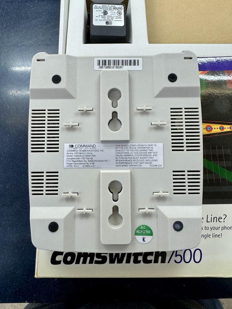 Command Communications COMSWITCH 7500 phone line management system & Powersupply