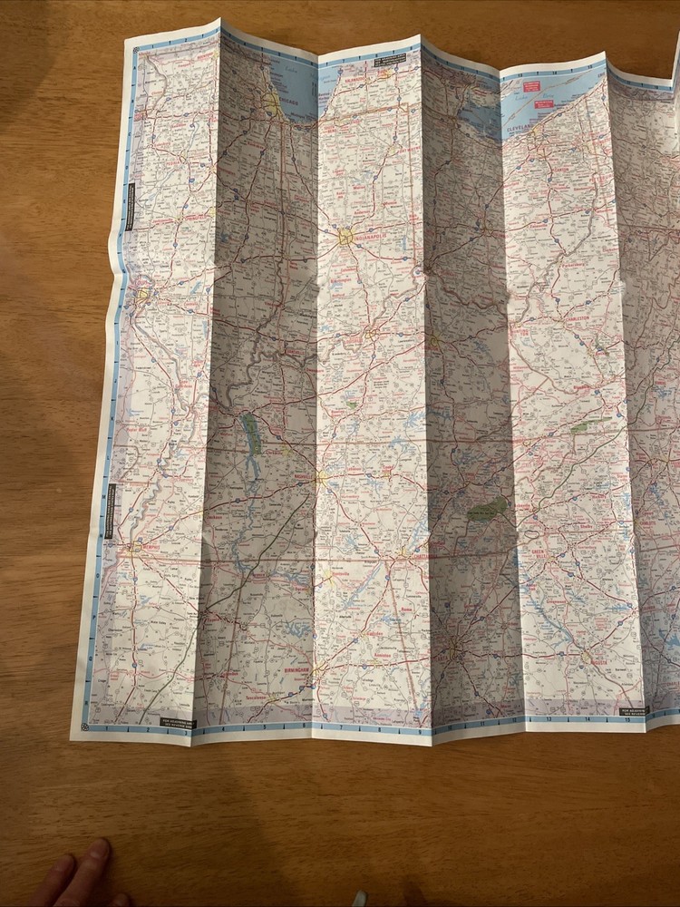 AAA Southeastern States Paper Map 1997